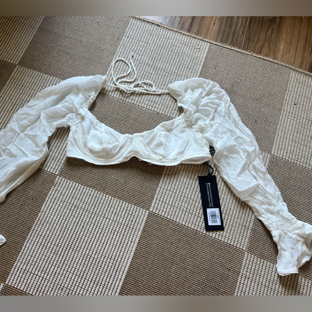 White Fox Sheer Perfection Top